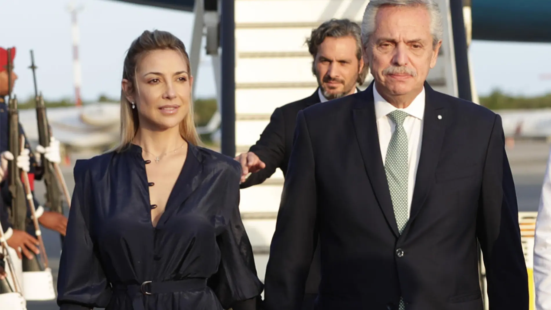 Expresidente de argentina Alberto Fernándesz y su ex pareja la periodista Fabiola Yáñez